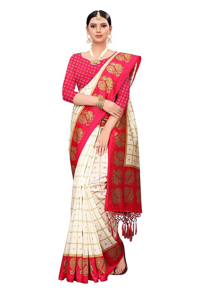designer silk saree collection dress for durga puja