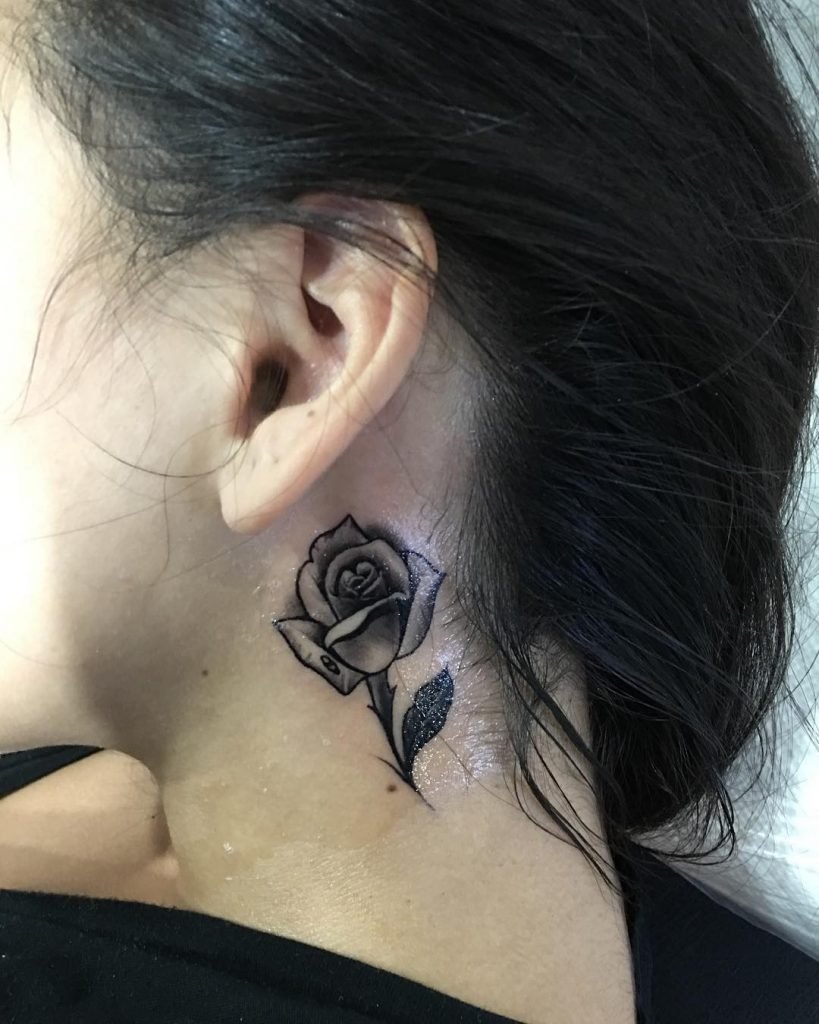 Small Rose tattoo design