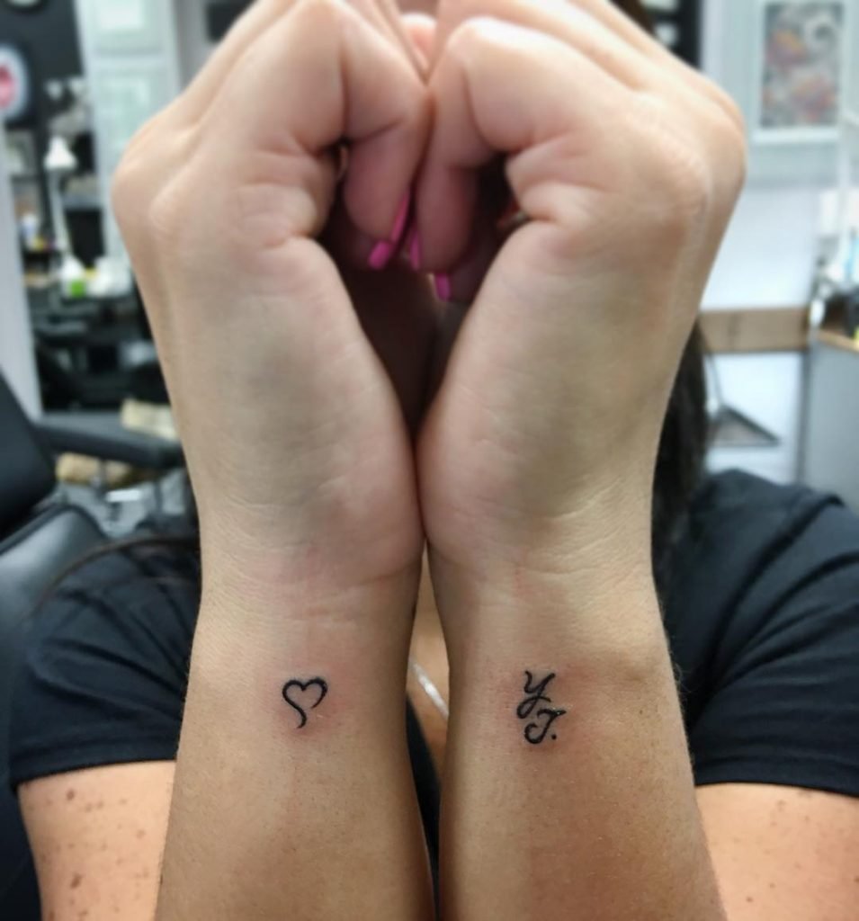 initials tattoos