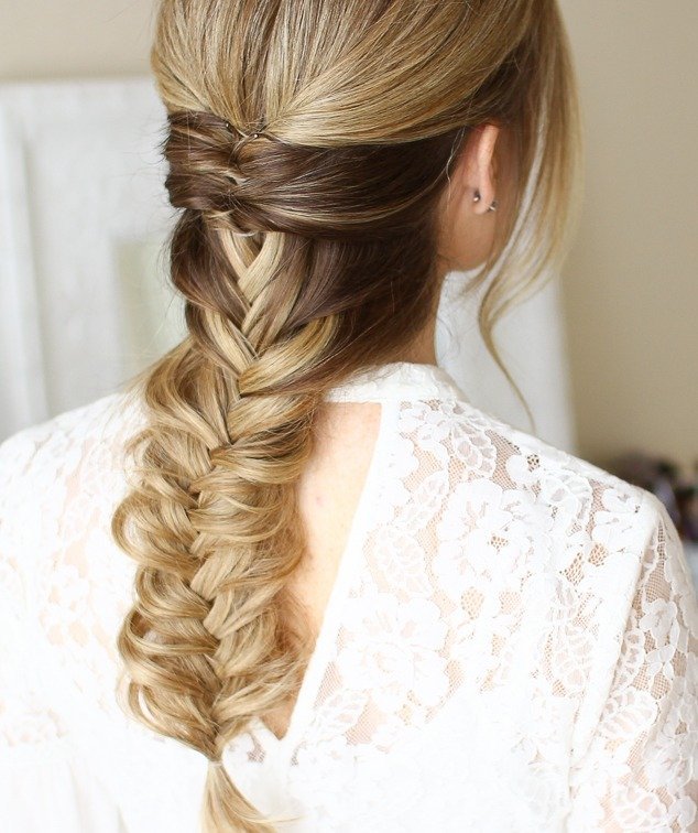 Topsy Tails into Fishtail braid